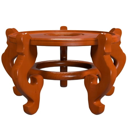 Red Lantern Fishbowl Stand - Honey - Size 15.5 in. Base Diameter