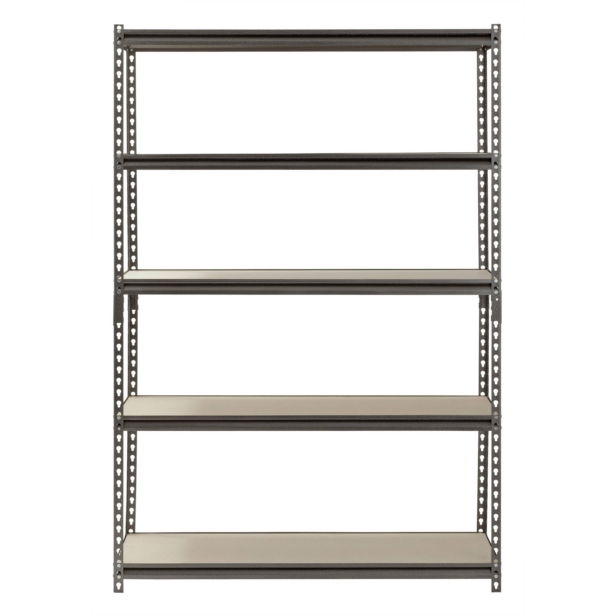 Muscle Rack 48"W x 18"D x 72"H 5-Shelf Steel Freestanding Shelves, Silver - image 3 of 7