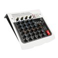 thumbnail image 1 of Professional Audio Mixer, 4 Channel DJ Audio Mixer With DPS Sound Controller, Digital Display, 48V Phantom Power Stereo Sound Mixer For Live Streaming, 1 of 8