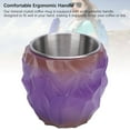thumbnail image 4 of Taza de Café de Cristal de Resina, Ergonímico, Transparencia de Claridad, Estilo Artínstico, Para Sopas de Postres de Té y Café, Acero inoxidable de Resina, 312,00 G, 4 of 7