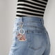 thumbnail image 4 of unbranded Colgante De Llavero Rosa Con De Durmiente Y Con Rhinestones, 4 of 6