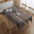 thumbnail image 2 of Boho Bohemia Geometric Line Art Rectangle Tablecloth 60"x84",Waterproof Polyester Rectangle Table Cloth, Wipeable Spillproof Polyester Tablecloth for Dining, Camping, Indoor and Outdoor, 2 of 5