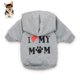 thumbnail image 3 of Greeniant Ropa para perros Amo a mi mamá Sudadera con capucha impresa Cachorro Sudadera Cálida Ropa para cachorros Sudadera con capucha Suministros para perros No.1 Greeniant PT002457-01, 3 of 6