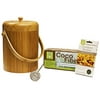 Good Ideas CW-STA3QT-BOO Bamboo Compost Wizard Pail Essentials Kit