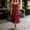 Wine, variant on QUNYINEY Black Women's Summer Dresses Midi A Line Sleeveless Sundress Chiffon Loose Fit Casual Crew Neck Flowy Dresses