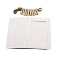 thumbnail image 1 of 10Pcs 5Inch Paper Photo Flim DIY Wall Picture Hanging Frame Album+Rope+Clips Set Candy Cane Garland with Lights Christmas Spheres to Decorate Mini Valentine Decorations Beard Vintage Stained Glass, 1 of 1