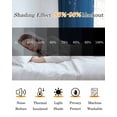 thumbnail image 5 of Blackout Curtains for Bedroom, Modern Blue Room Darkening Window Drapes for Living Room, Abstract Diamond Luxury Gradient Thermal Insulated Grommet Curtains, 52x63 inch, 2 Panels, 5 of 9