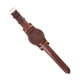 thumbnail image 4 of Correa de reloj de cuero Strade Fareast Limited para hombres y mujeres repuesto ajustable hebilla de metal premium Marrón 18mm, 4 of 8