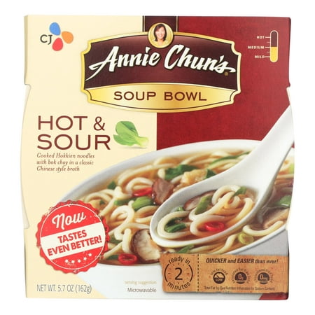 Annie Chun's Hot and Sour Soup Bowl - Case of 6 - 5.7