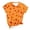 Orange, variant on 50% Off Clear! IHengLiXing Women's Tops Plus Size Round Neck 2025 Thanksgiving ,Women's Casual Thanksgiving Print Pullover Short Sleeve T-Shirt Tops Shirt(Orange,S)