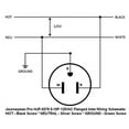 thumbnail image 4 of Journeyman-Pro 515AN 15 Amp 120-125 Volt, NEMA 5-15P, 2Pole 3Wire, Straight Blade, 90 Degree Right Angle Male Plug Replacement Cord Connector Outlet, Commercial Grade PVC (BLACK 10-PACK), 4 of 6