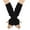 Black, variant on Pxiakgy Women Winter Fingerless Gloves Thumb Holes For Half Finger Mittens Fingerless Stretchy Warm Long Gloves Black1 + One size