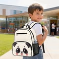 thumbnail image 3 of KUIFORTI Cute Panda Toddler Backpack Girls Boys Kids School Bag with Front Pockets Adjustable Straps Soft for Preschool Kindergarten Back to School Gifts, 3 of 7