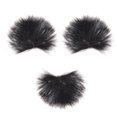 thumbnail image 1 of Amdohai Furry Outdoor Microphone Windscreen Muff Mini Lapel Lavalier Microphone Windshield, 3-Pack, 1 of 5