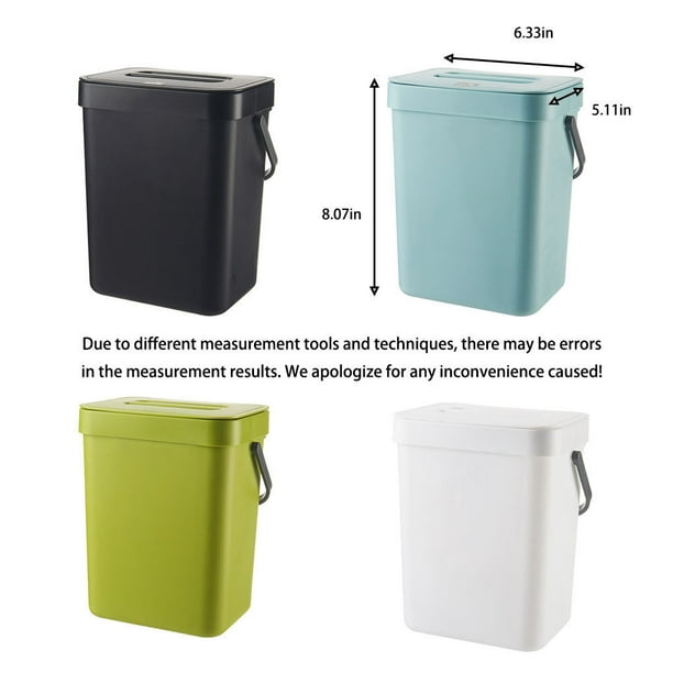 destyer Waste Bin Trash Can Garbage Basket Size Door Multipurpose