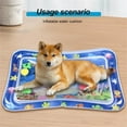 thumbnail image 4 of Water Mat for Cats Dogs, 2025 New Thickened Cat Water Mat with Fish, Pet Cat Water Bed Play Mat, Cool Comfort Water Sensory Playmat for Pet & Kids (A3, 25.6), 4 of 7