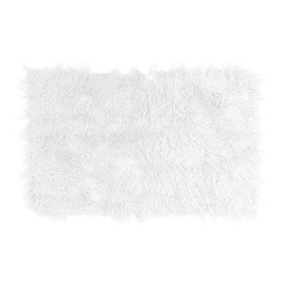 Accesorios fotográficos para bebés recién nacidos: colcha de piel para fotografía (blanco)