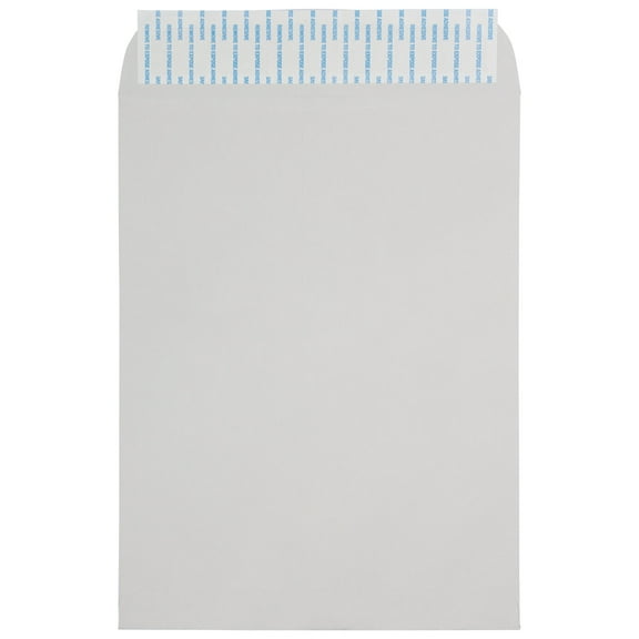 JAM Paper 9 x 12 Catalog Envelopes, Light Gray, 50/Pack