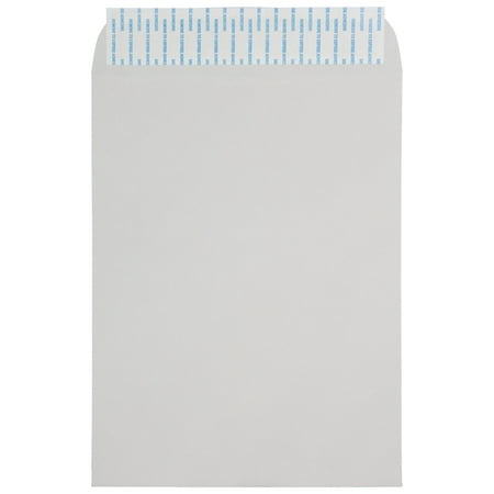 UPC: 0614253990959 | JAM 9 x 12 Catalog Envelopes  Light Grey  100/Pack  Peel & Seal