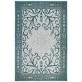 thumbnail image 1 of Trans-Ocean Importe CRE45842994 39 Po x 59 Po Liora Manne Carmel Mosaïque Tapis Rectangle Tissé Wilton Intérieur et Extérieur - Turquoise, 1 of 1