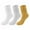 White3, variant on Besolor 3 Pairs Women's Scrunch Socks Warm Frilly Knit Crew Socks Soft Thick High Boot Socks Long Tube Stacked Socks