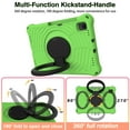 thumbnail image 2 of Kids Case for Samsung Galaxy Tab A7 10.4" 2020 SM-T500 / SM-T505 with Pencil Holder/Multi-Function Kickstand-Handle/Shoulder Strap, Protection Duty Shockproof Silicone Cover - Green, 2 of 7