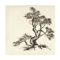 Trademark Fine Art 'Sumi Tree I' Canvas Art by Chris Paschke