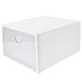 thumbnail image 3 of 1Pc Dustproof Transparent Shoes Box Footwear Box Plastic Shoes Box Stackable Shoes Box Storage Box for Hotel Storage Home, 3 of 6