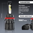 thumbnail image 2 of 4PCS 9007 LED Headlight Bulbs H11 Fog Light Beam Fit for Nissan Pathfinder 2005-2012, 2 of 11