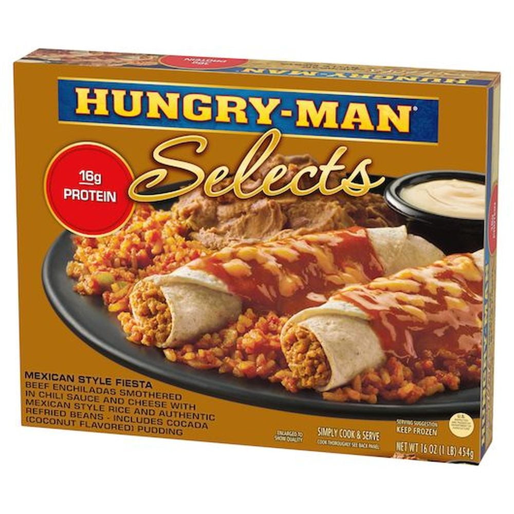 Hungry Man Selects Mexican Style Fiesta, 16 Ounce -- 8 per case