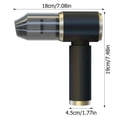 thumbnail image 4 of Cordless Handheld Vacuum – Portable Rechargeable Vacuum With Transparent Cup Powerful Suction For Interiors Home & Small Spaces Lightweight Handheld, 4 of 9