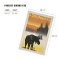 thumbnail image 3 of Lantern Press 1000 Piece Jigsaw Puzzle, Adirondacks, New York, Moose at Dawn, 3 of 5