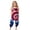 Light Blue, variant on Toddler Girls Sleeveless Jumpsuit 4th of July Overalls Harem Long Pants Girls Spaghetti Strap Romper Patriotic Outfit(Dark Blue,3-4 Years)