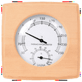 thumbnail image 5 of Wooden Sauna Hygrothermograph,Sauna Thermometer and Hygrometer,Indoor Humidity Temperature Measurement Sauna Room, 5 of 5