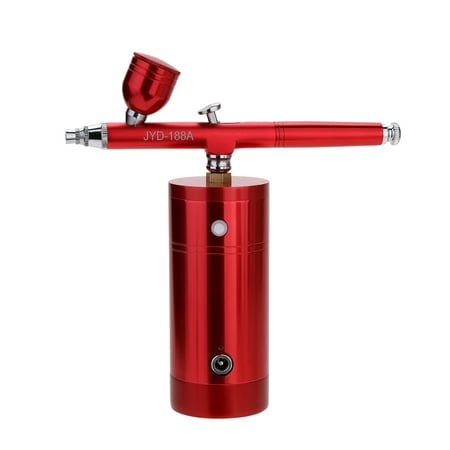 Newest Nano Grade Mist Airbrush Spray Painting Drawing Tool Small Size Machine Pump Pen Air Compressor Suitable for Art Painting Tattoo Craft Cake Spraying