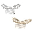 thumbnail image 2 of 2 pinzas para el cabello, delicadas peinetas para el cabello, horquillas para el cabello con forma de hojas, abrazaderas laterales para el cabello para niñas, 2 of 5