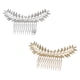 thumbnail image 2 of 2 pinzas para el cabello, delicadas peinetas para el cabello, horquillas para el cabello con forma de hojas, abrazaderas laterales para el cabello para niñas, 2 of 5