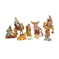 thumbnail image 3 of Colección de 11 figuras de resina con escenas del Nacimiento navideño: la Sagrada Familia, ideal para chimenea, escritorio, oficina ., 3 of 9