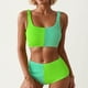 thumbnail image 1 of WILLBEST Conjuntos de Bikini Para Mujer, Trajes de Baño de Dos Piezas Con Cuello Cuadrado Fruncido, Trajes de Baño de Cintura Alta, 1 of 6