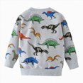 thumbnail image 4 of 5-6 Years Little Kids Boys Sweatshirt Long Sleeve Sweatshirt Top Cute Print Fashion Fall Winter Clothes 12 18 Months 2t 3t 4t 5t 6t 7t Little Kids, 4 of 8
