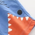 thumbnail image 4 of WOLLED Kids Boys Sharks Short with Pockets Fit Elastic Waist Shorts with Cute Sharks Pattern Kids Short,Sized 1-8T, 4 of 6