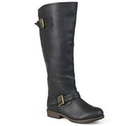 Journee Collection Spokane Women's Knee-High Boots Color: Black Size: 7