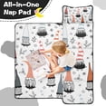 thumbnail image 4 of White Christmas Gnome and Snowflake Pattern Toddler Nap Mats for Kids Preschool,60"x20" Sleeping Mat Bag or Kids,Toddler Sleeping Bag,Toddler Nap Mat or Daycare, 4 of 6