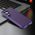 thumbnail image 3 of Allytechgroup Slim Carbon Fiber Textured Phone Case for Samsung Galaxy S24+ Plus, Shockproof Protection, Soft Edge Full Body Cover with Raised Lip for Screen and Camera Anti-Scratch Back Cover, 3 of 8