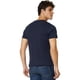 thumbnail image 3 of Playera para hombre con cuello V, azul marino, manga corta azul marino G Incógnita 770149, 3 of 5
