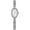 Silver, variant on Vintage Dainty Women Wrist Watch, Small Oval Roman Numeral Analog Dial, Slim Bracelet Strap, Water Resistant Elegant Dress Timepiece, Ideal Gift for Ladies