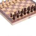 thumbnail image 3 of 3 in 1 Portable Wooden Folding Chessboard for Family and Party Activities (29 x 29 cm), 3 of 4