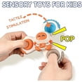 thumbnail image 2 of Juguete giratorio con ventosa para bebé, juguetes sensoriales para niños pequeños, juguete de regalo para el baño del bebé, juguetes de viaje para niños pequeños con peonza, 2 of 5