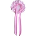 thumbnail image 3 of Guuyoo Unisex Baby Bonnet, Silky Satin, Adjustable Size, Soft Wide Band, Pink, 3 of 5