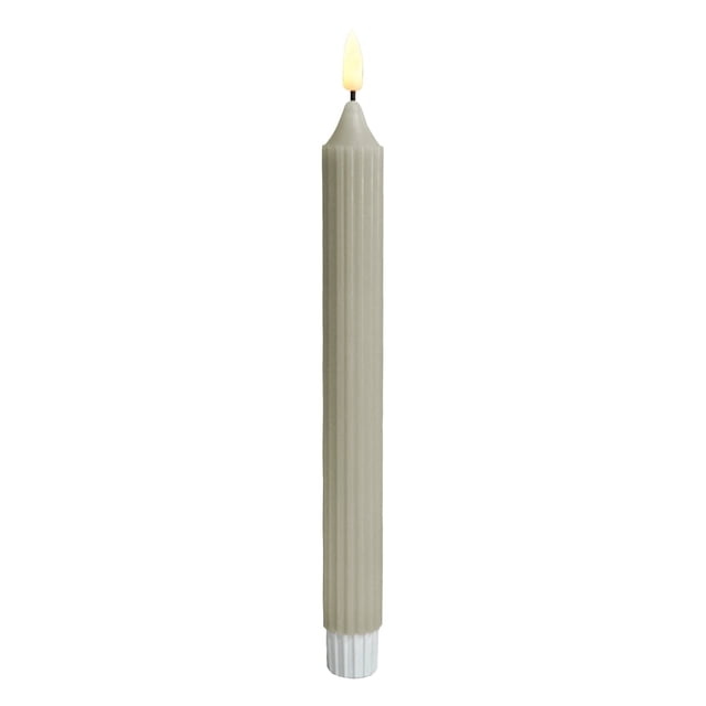 fheaev 12PCS Battery Operated Flameless LED Taper Candles Lights Fake Candles
